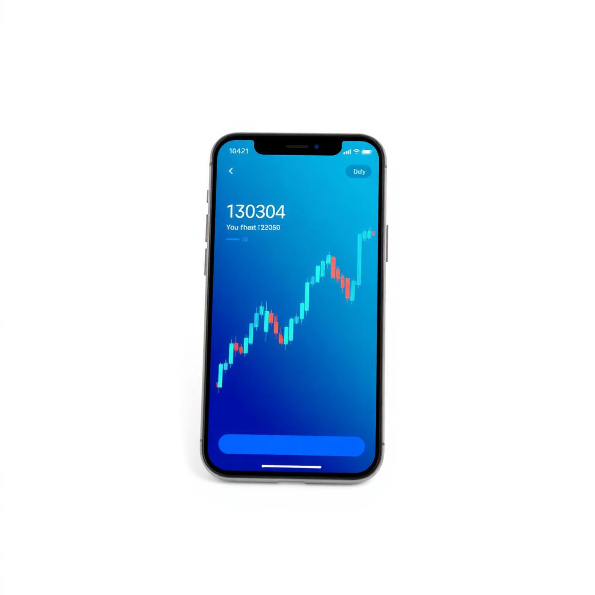 Aplicativo BitradeX com gráficos em tempo real